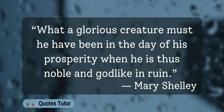 Famous Mary Shelley Quotes From Frankenstein