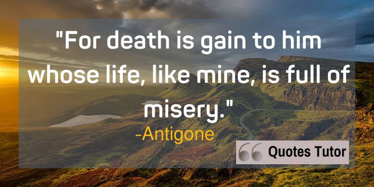 Antigone Quotes About Death