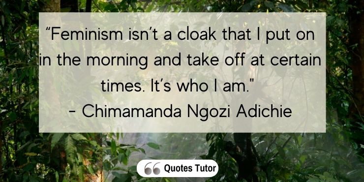 Chimamanda Ngozi Adichie Quotes on Feminism and Gender Expectations