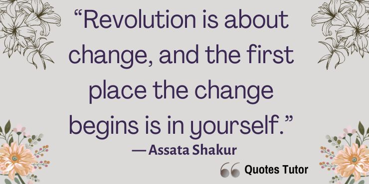 Revolutionary thinking Assata Shakur quotes