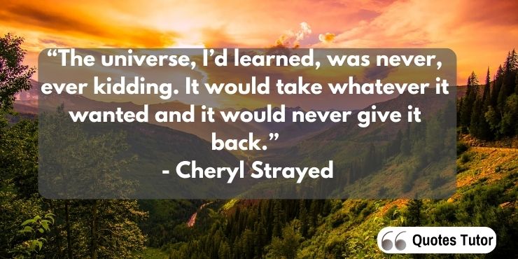 Cheryl Strayed Quotes On Life