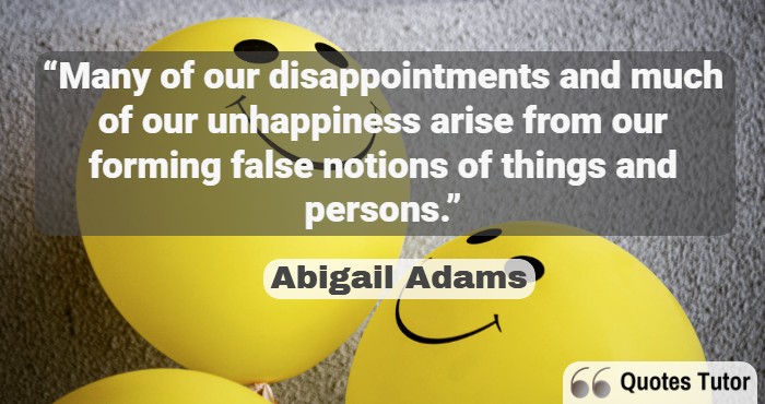 Abigail Adams quotes about family and happiness