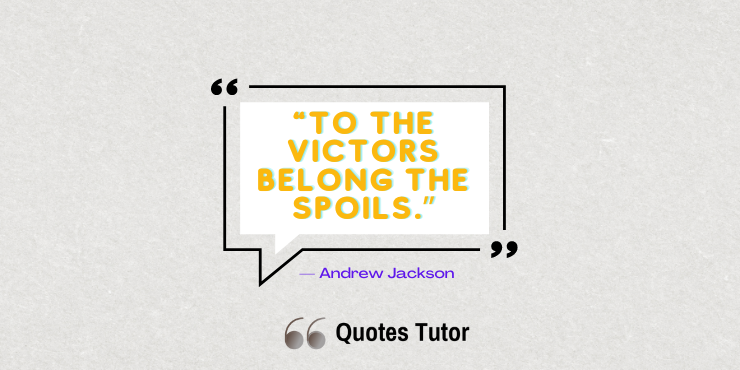 Philosophical Andrew Jackson quotes