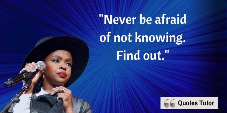 Lauryn Hill Motivational Quotes