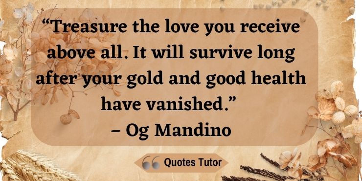 Og Mandino Quotes on Love