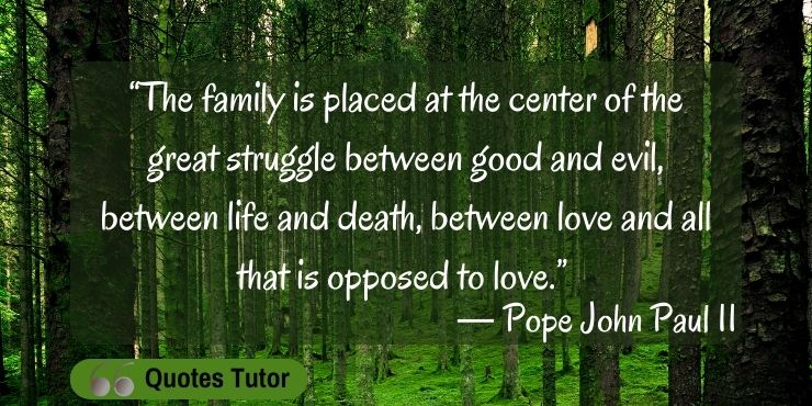 Pope John Paul Ii Quotes About Family And Marriage