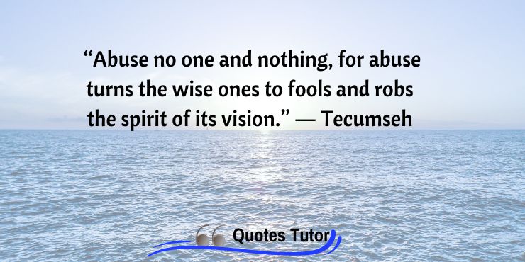 Tecumseh Quotes And Sayings