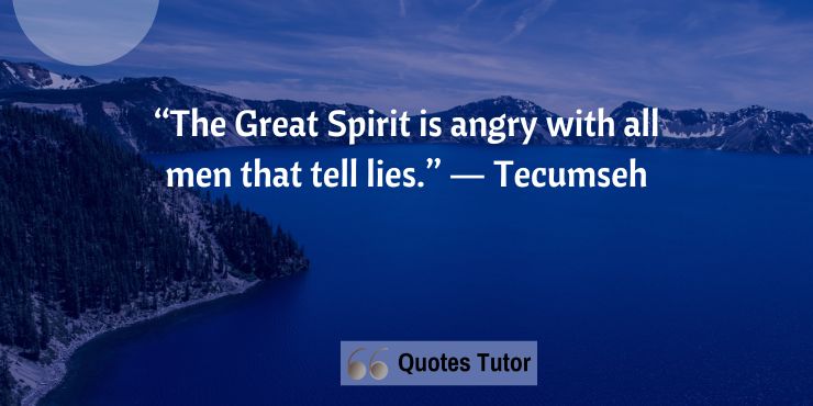 Tecumseh Quotes To Encourage And Motivate